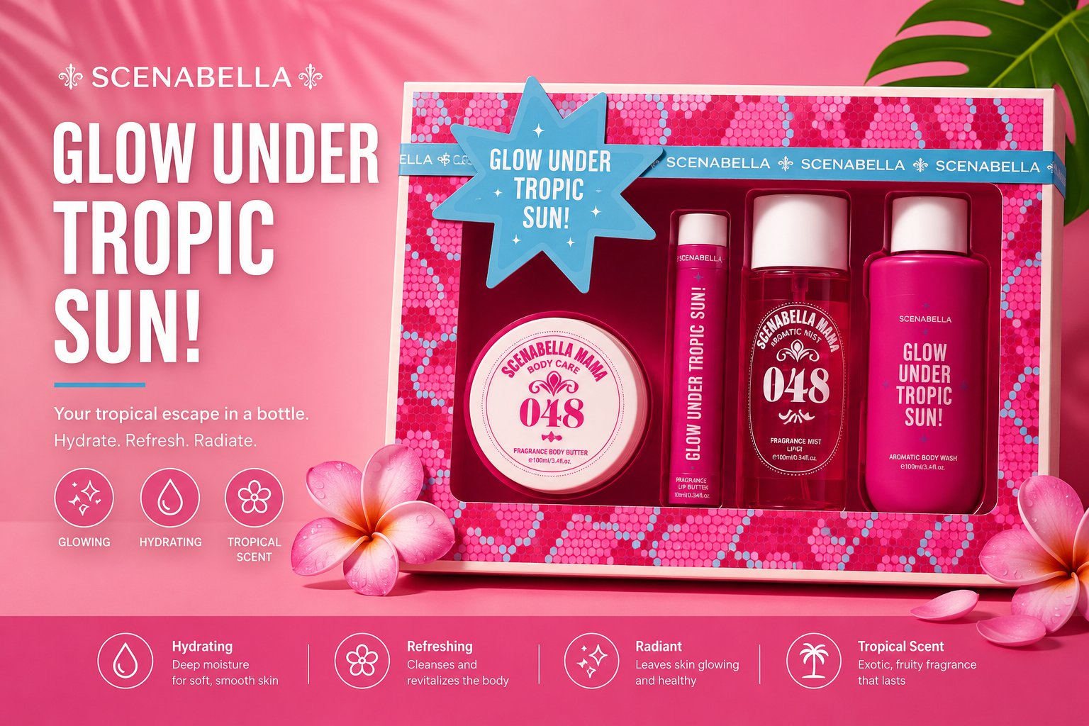 Set body care Fucsia