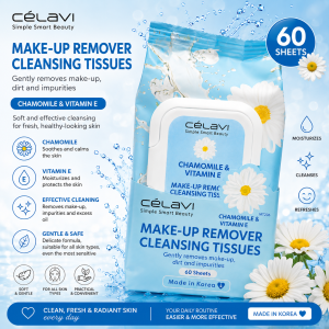 Celavi chamomile makeup wipes