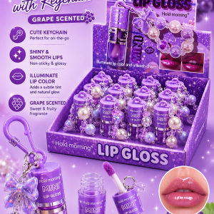 Lipgloss with keychain