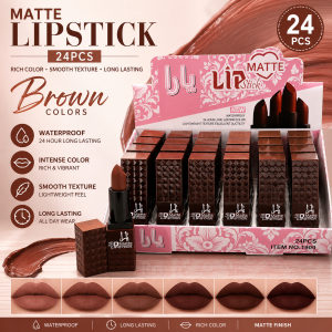 Lipstick matte brown colors