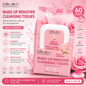 Celavi rose makeup wipes
