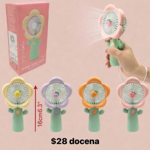 Flower mini fan