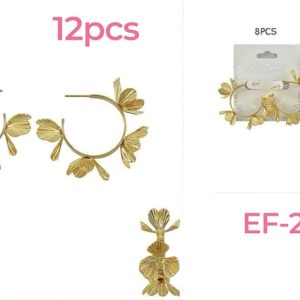 Dozen flower earrings