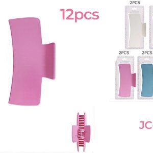 Dozen hair clips
