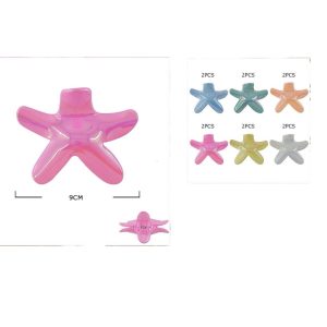 Dozen star hair clip